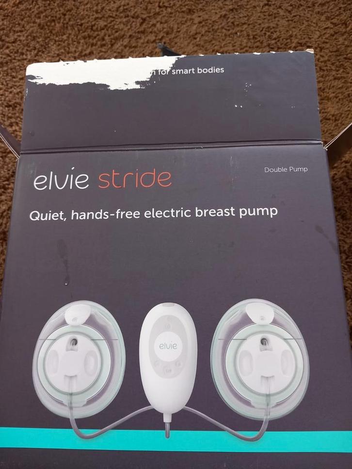 Elvie Stride Borstkolf - Stil en Handsfree, Kinderen en Baby's, Babyvoeding en Toebehoren, Zo goed als nieuw, Borstkolf, Ophalen of Verzenden