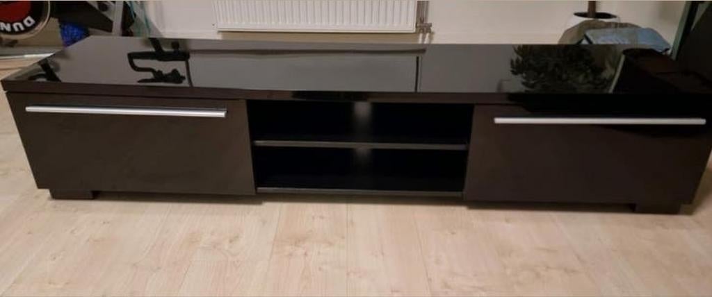 Zwart hoogglans Jysk TV meubel, Ophalen of Verzenden
