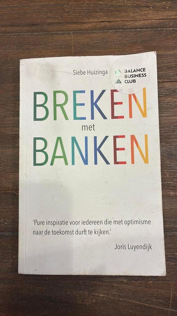 Siebe Huizinga - Breken met banken, Gelezen, Siebe Huizinga, Ophalen of Verzenden, Overige onderwerpen