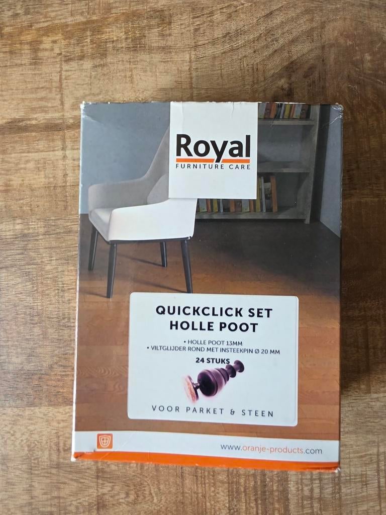 Quickclick set holle poot 13mm, 19 stuks, Ophalen