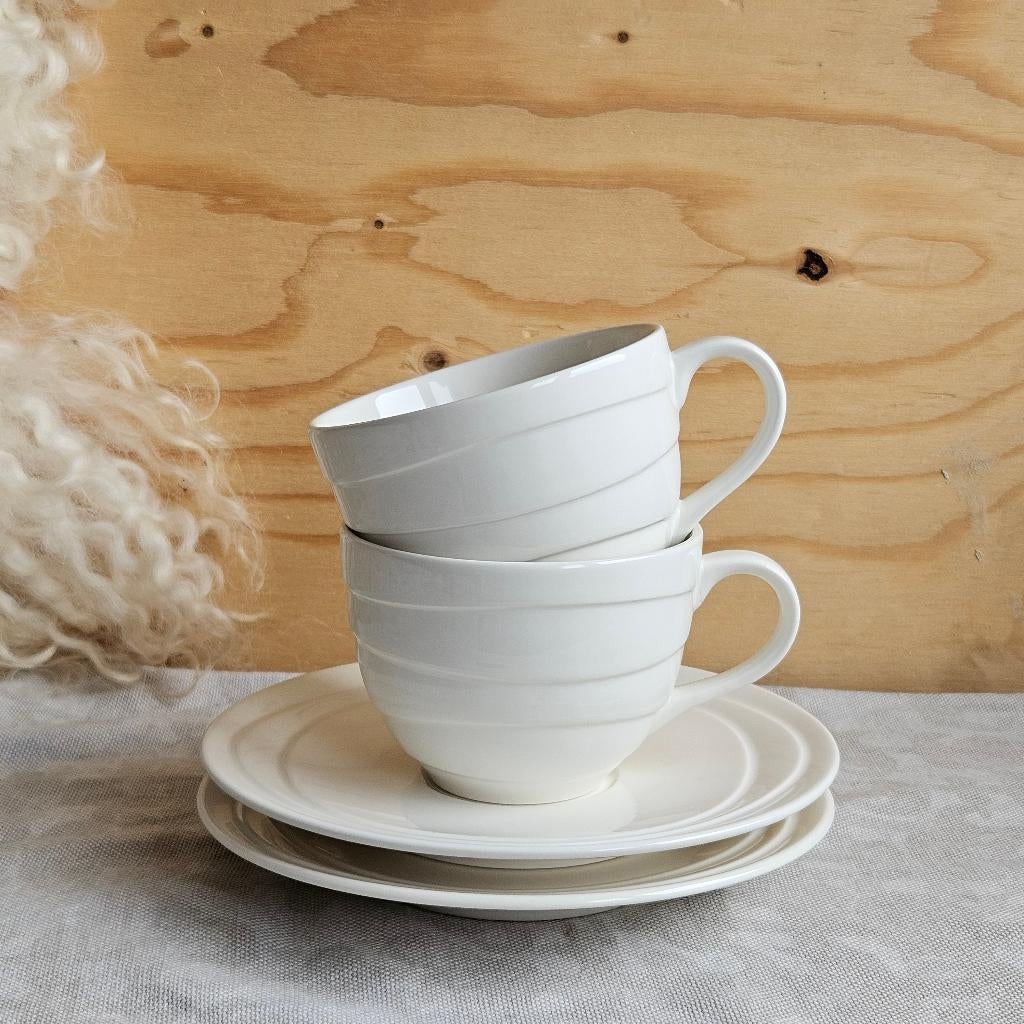 Jamie Oliver Waves set van 2 kop en schotels, Huis en Inrichting, Keuken | Servies, Ophalen of Verzenden, Zo goed als nieuw, Nvt