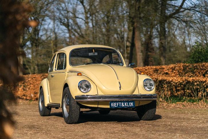 VW Kever 1971 1302 originele staat, Auto's, Oldtimers, Particulier, Volkswagen, Benzine, Sedan, Handgeschakeld, Beige, Zwart, Kunstmatig leder