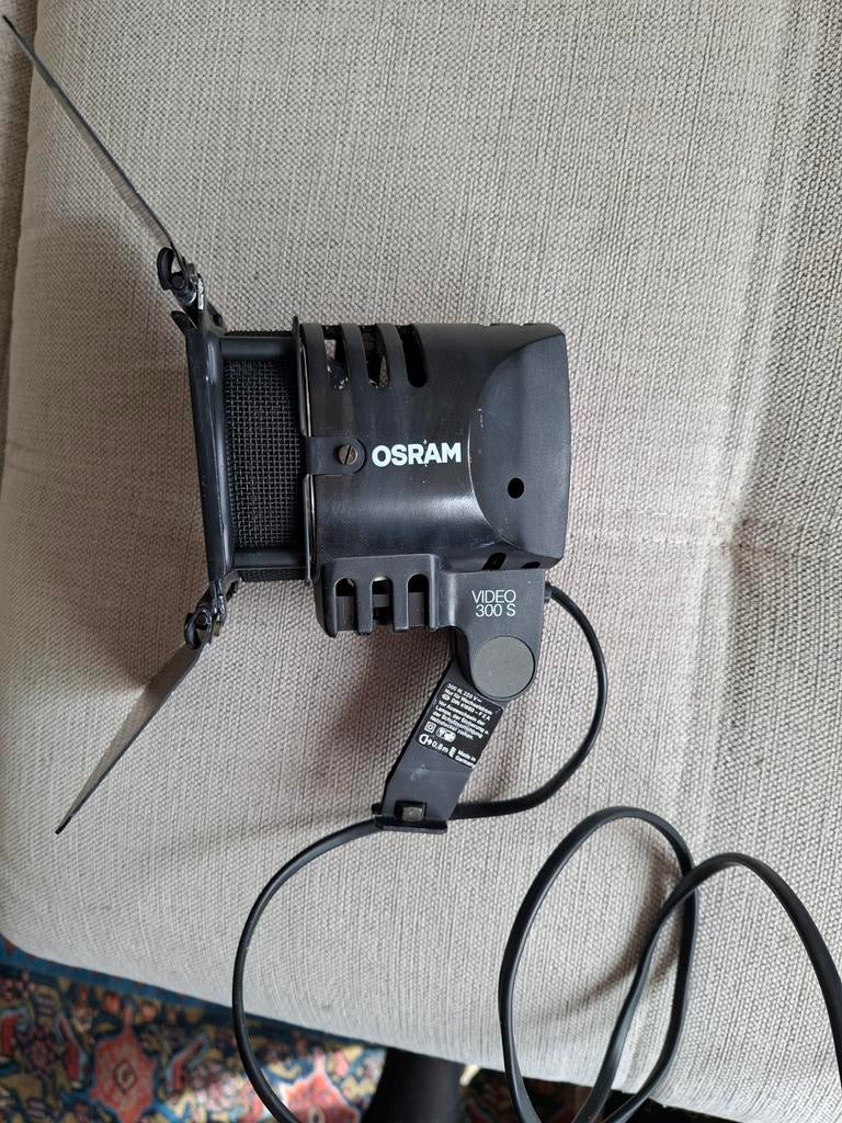 Osram Video 300 S lamp, Ophalen of Verzenden, Gebruikt, Lamp of Flitsset