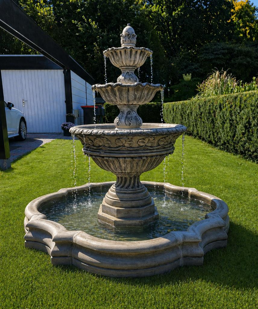 AKTIE Fontein met rand AKTIE, Ophalen, Nieuw, Beton, Fontein