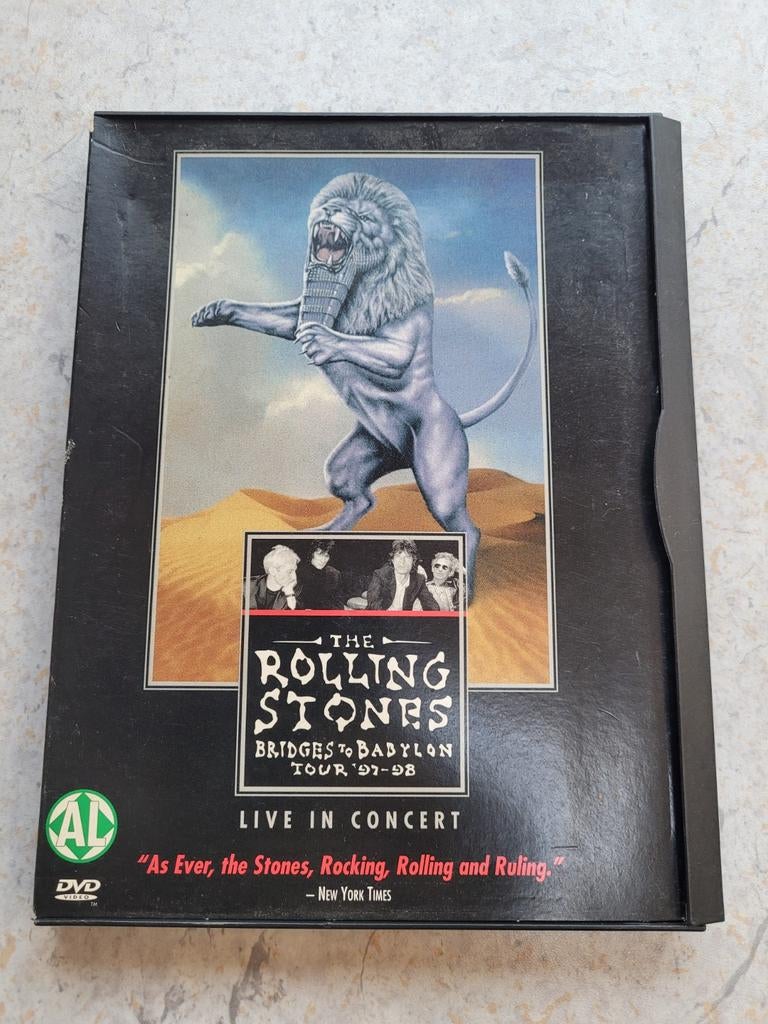 DVD Rolling Stones live in concert Bridges to Babylon, Alle leeftijden, Ophalen of Verzenden, Zo goed als nieuw, Muziek en Concerten