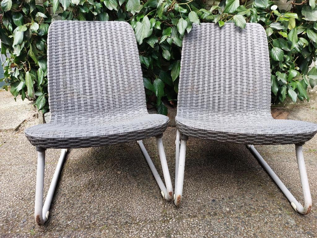 tuinstoelen, Tuin en Terras, Tuinstoelen, Ophalen, Zo goed als nieuw, Kunststof