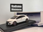 Honda Civic Type R FK2 - Wit - 1:43 Ebbro, Overige merken, Auto, Nieuw, Ophalen of Verzenden