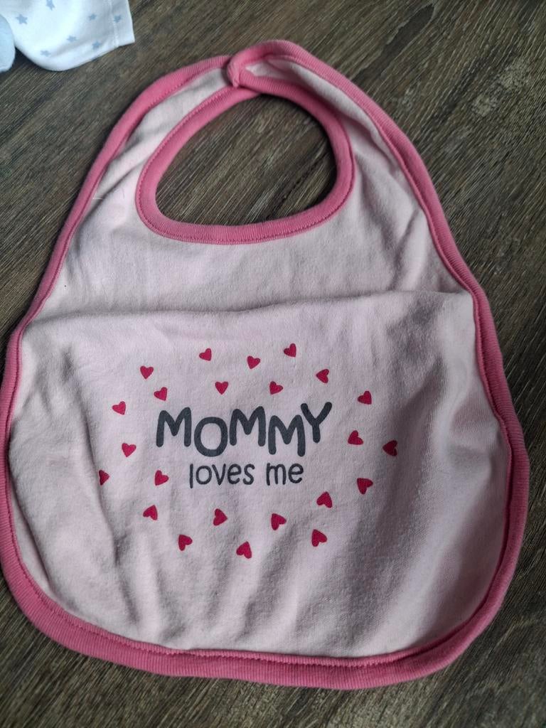 Nieuwe slab mommy loves me, Kinderen en Baby's, Kindermode-accessoires, Ophalen of Verzenden, Nieuw