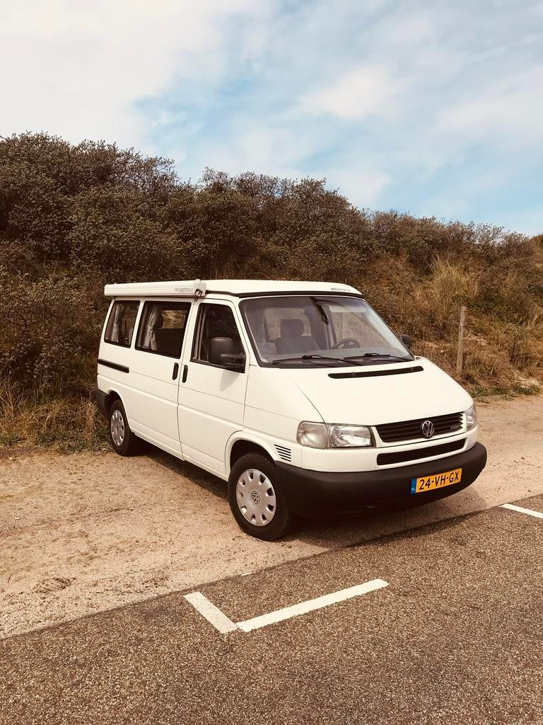 Volkswagen T4 TDI camperbus met hefdak, Buscamper of Camperbus, Volkswagen, Particulier, Airbags