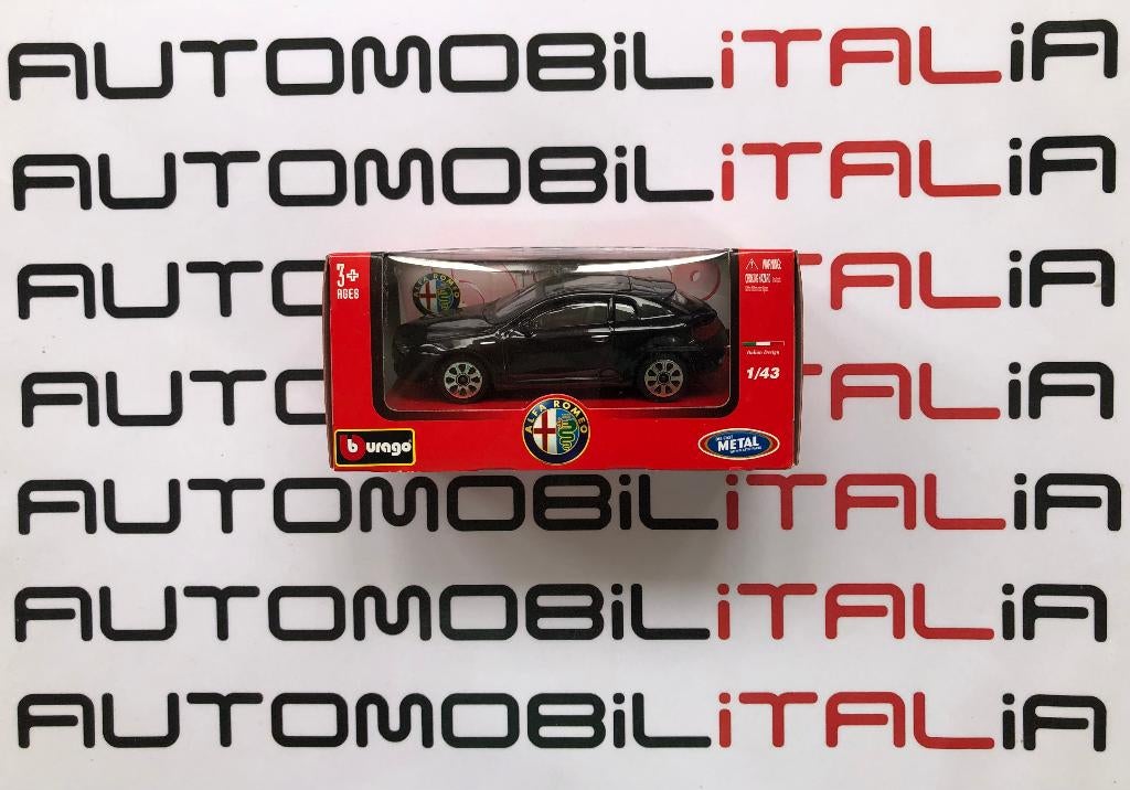 Alfa Romeo Brera BBurago nero 1:43, Ophalen of Verzenden, Nieuw, Auto, Overige merken