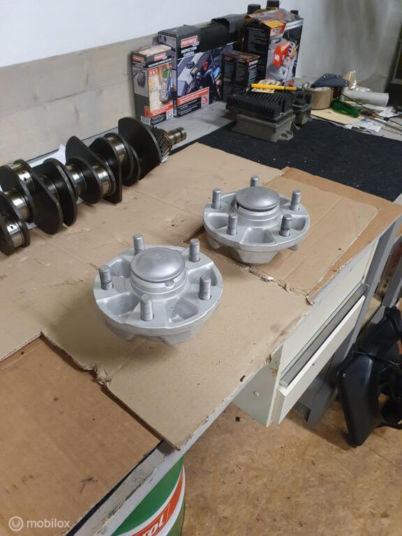Set wiellagerhuis / wheel-hub Porsche 944 & 944 turbo, Auto-onderdelen, Ophanging en Onderstel, Porsche, Gebruikt, Ophalen of Verzenden