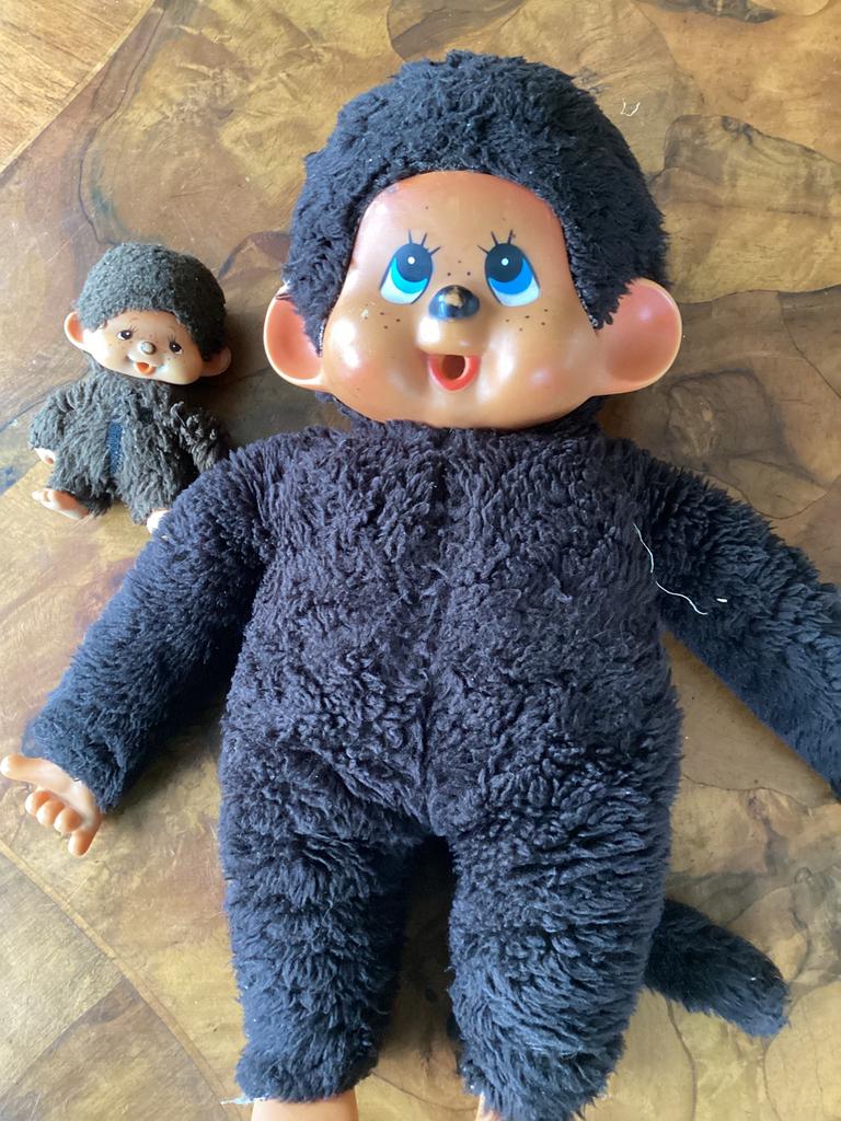 Vintage monchhichi pop in 45 cm , gebruikte staat, Ophalen of Verzenden, Gebruikt, Overige typen