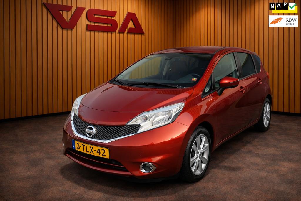 Nissan Note 1.2 DIG-S Tekna|Panorama|Automaat|Cruise|360 Cam, Auto's, Euro 5, Gebruikt, 1045 kg, Met garantie (alle)
