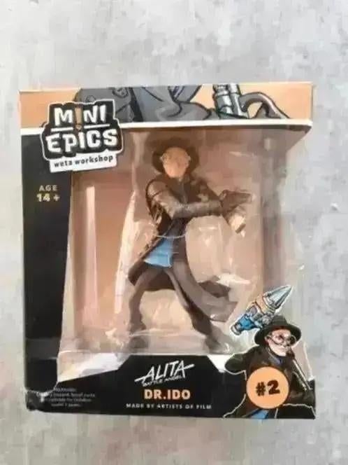 Alita: Battle Angel Dr. Ido Mini Epics Weta Workshop 14cm, Ophalen of Verzenden, Nieuw