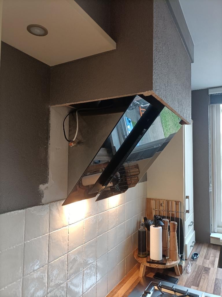 Kaminhaube afzuigkap, Witgoed en Apparatuur, Afzuigkappen, Ophalen, Wandschouwkap, Zo goed als nieuw, Vrijstaand