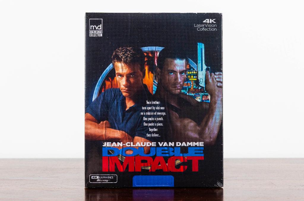 Double Impact 4K UHD + Blu-Ray (US Import) MVD / Van Damme, Cd's en Dvd's, Blu-ray, Nieuw in verpakking, Actie, Ophalen of Verzenden