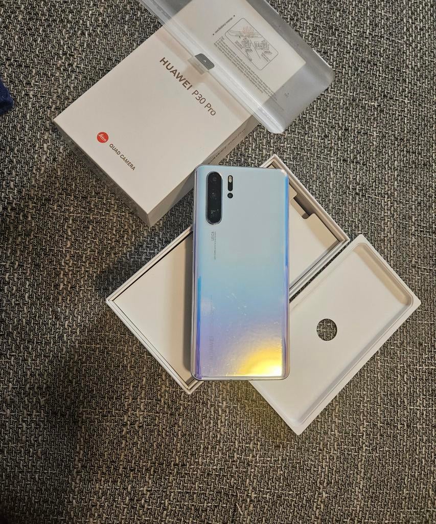Huawei P30 Pro 128GB Als nieuw Vaste prijs, Ophalen, Overige modellen, Blauw, Touchscreen