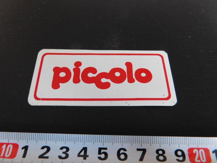 sticker logo PICCOLO, Verzamelen, Stickers, Zo goed als nieuw, Ophalen