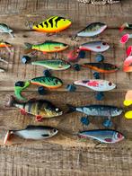 Complete visset met kunstaas, molens, hengels en landingsnet, Watersport en Boten, Ophalen, Gebruikt, Complete set