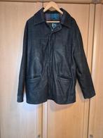 Dija leren jas heren 56, Kleding | Heren, Jassen | Winter, Zwart, Ophalen of Verzenden, Gedragen, Maat 56/58 (XL)