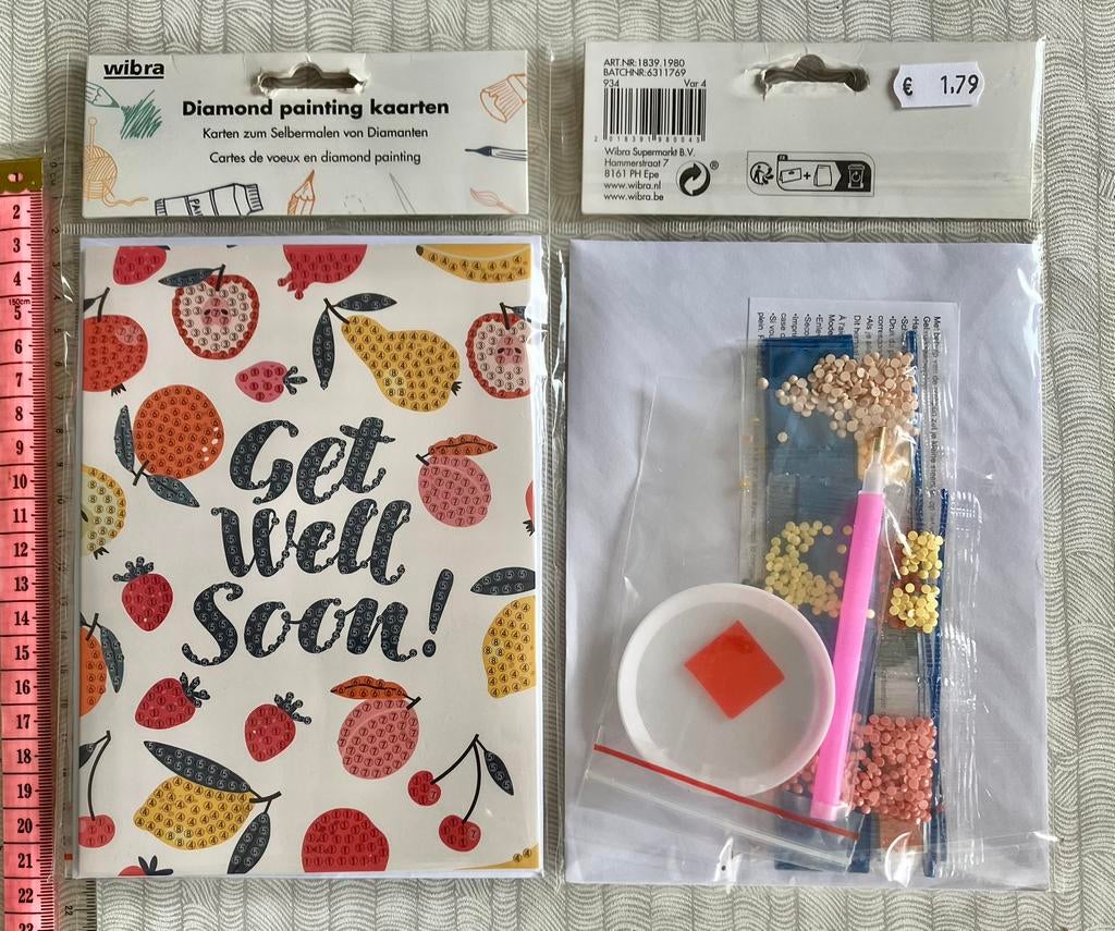 Daimond painting kaarten nw, Ophalen of Verzenden, Nieuw, Knutselwerk