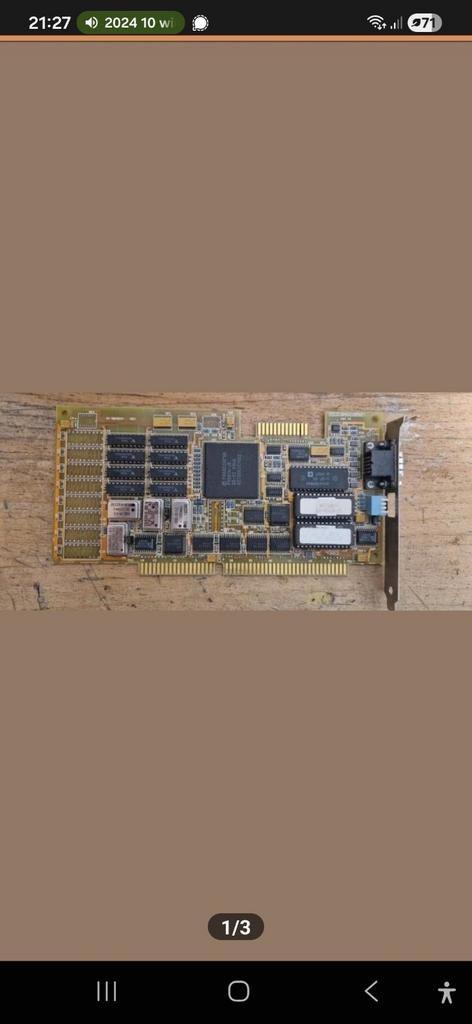VINTAGE Western Digital VGA PLUS Paradise 256KB ISA 16 BIT, Computers en Software, Ophalen of Verzenden