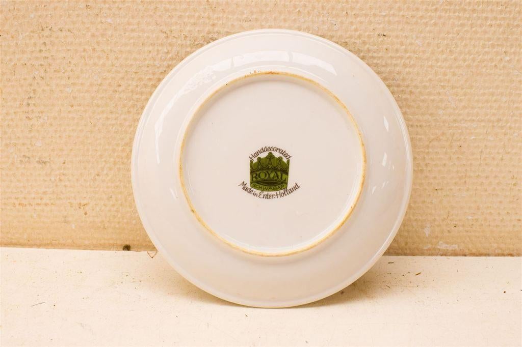 Royal Schwabap porseleinen wandbord met prent van een molen, Ophalen of Verzenden, Gebruikt