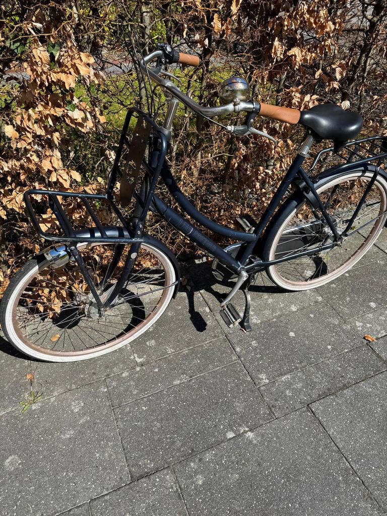 Cortina U4 57 cm blauw, Fietsen en Brommers, Fietsen | Dames | Damesfietsen, 56 cm of meer, Ophalen of Verzenden, Gebruikt, Overige merken