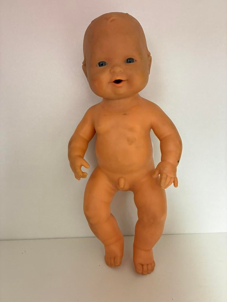 Vintage Baby Jongen Pop, Ophalen of Verzenden, Gebruikt, Pop
