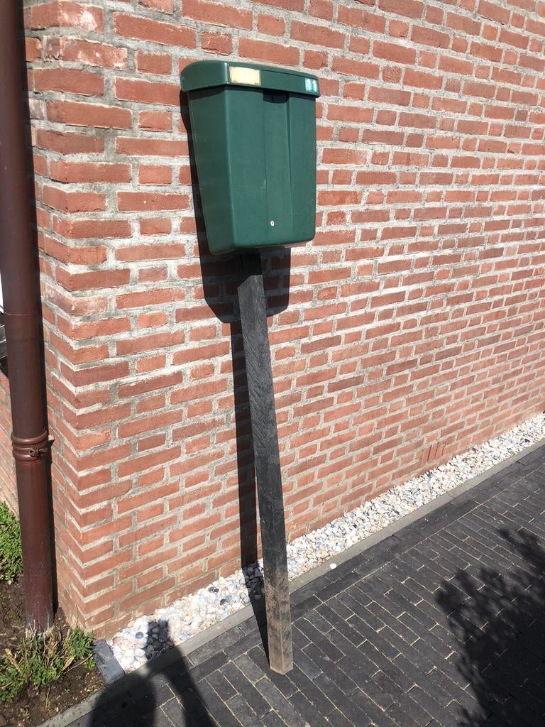 Originele PTT brievenbus, Ophalen of Verzenden, Gebruikt, Kunststof, Staande brievenbus