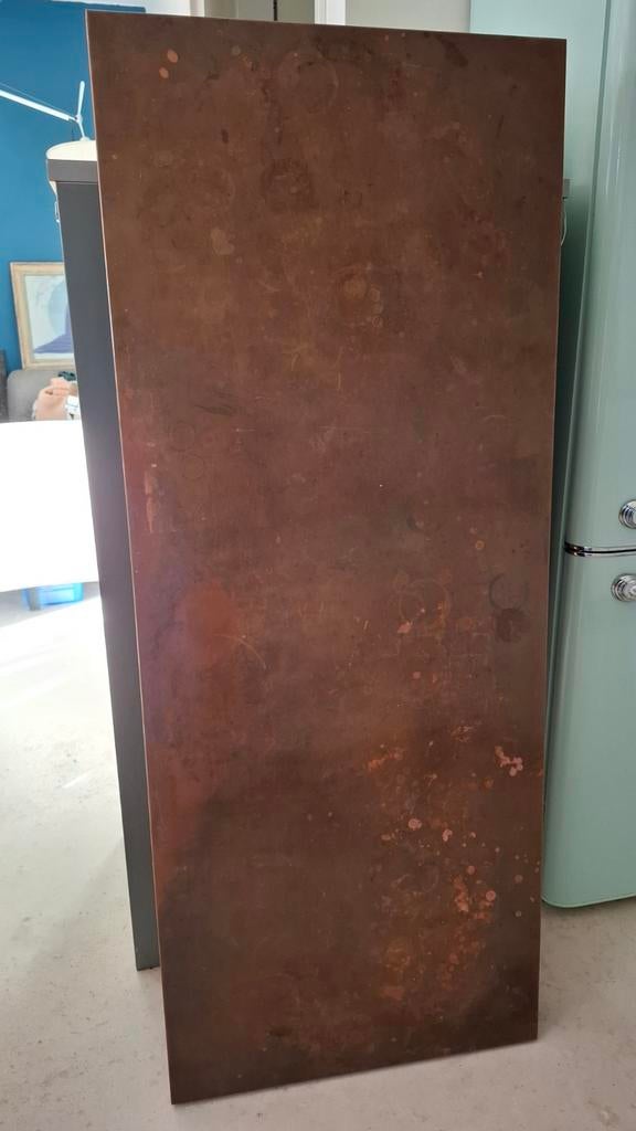 Koperen tafel/keukenblad (zwaar), Ophalen