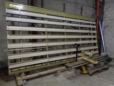 Zaagmachine Elcon, Gebruikt, Ophalen of Verzenden, Afkortzaag, 30 tot 70 mm