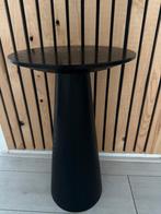 Kwantum bijzettafel - Zwart, modern design, Minder dan 55 cm, Rond, Zo goed als nieuw, Hout