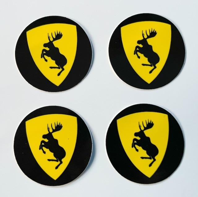 VOLVO Eland velg logo merk embleem stickers 5CM ., Ophalen of Verzenden