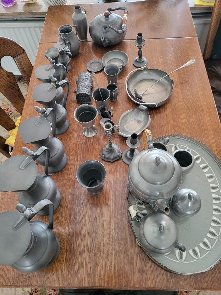 Tin te koop, Ophalen