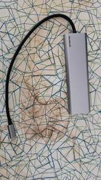 Bluebuilt USB-C Hub met HDMI, USB 3.0, SD/TF en USB-C, Laptop, Ophalen of Verzenden, Zo goed als nieuw, Bluebuilt