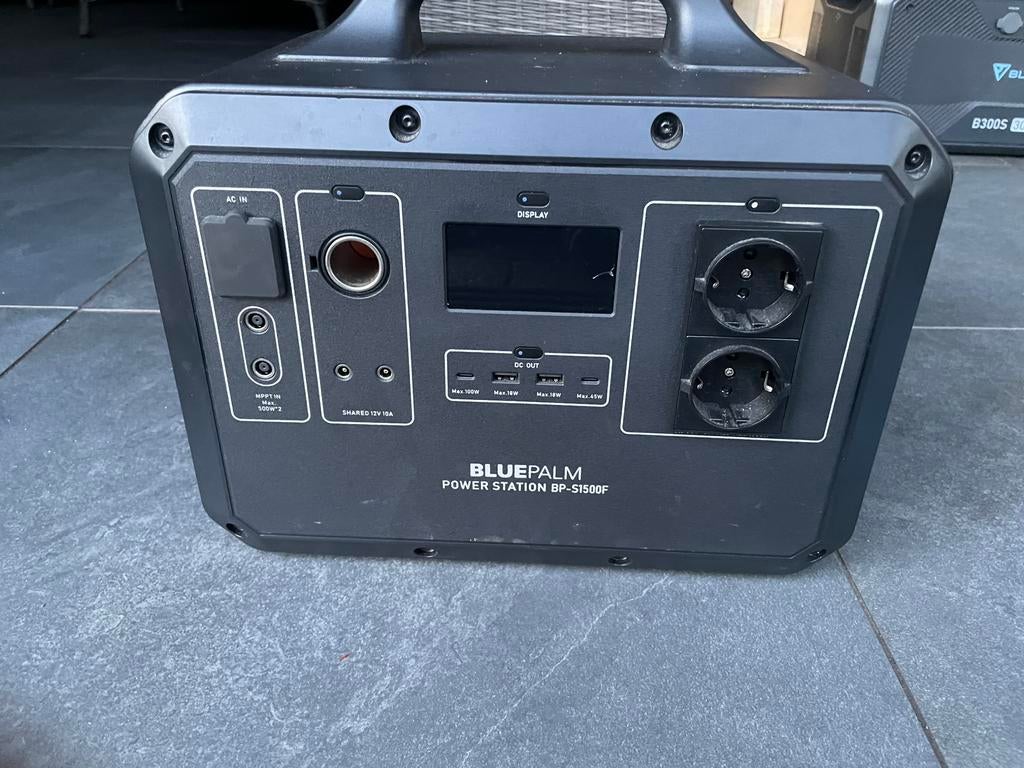 Bluepalm BP-S1500F Powerstation – 1500W / 1568Wh, Telecommunicatie, Powerbanks, Gebruikt, Ophalen of Verzenden