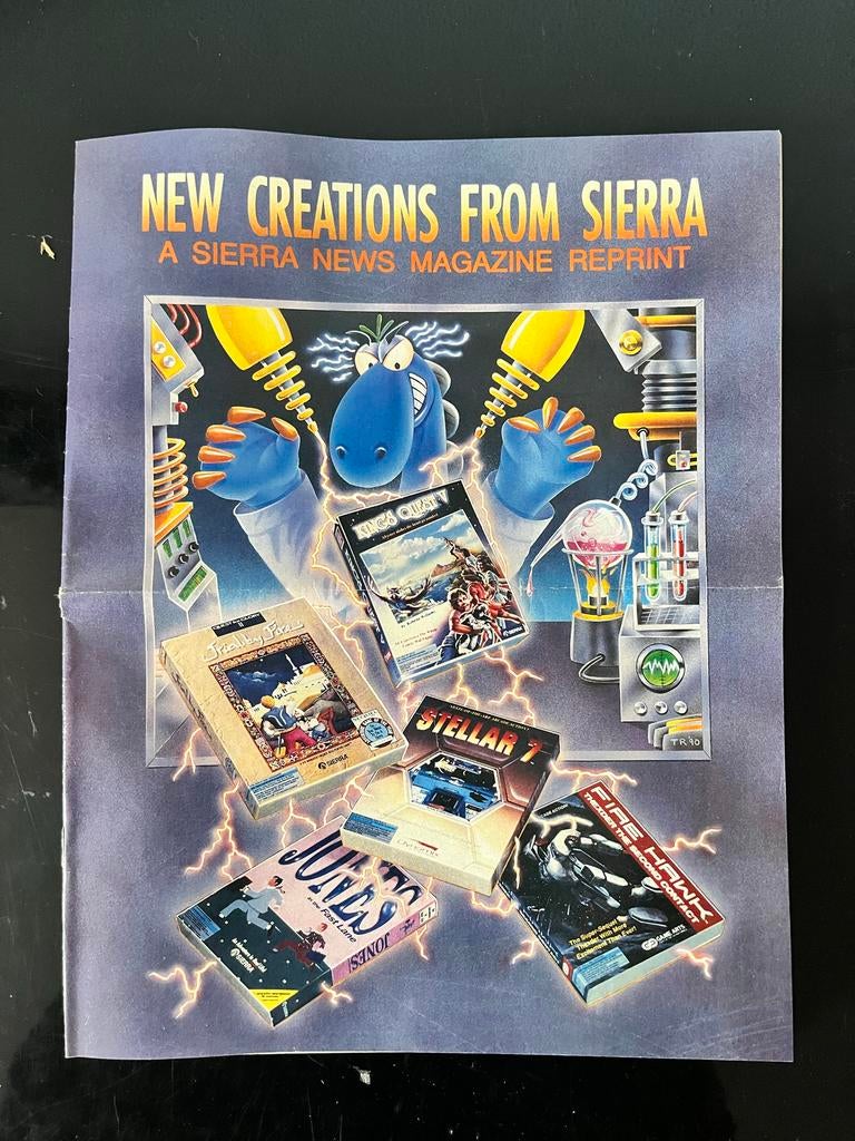 Sierra News Magazine Reprint - New Creations From Sierra, Spelcomputers en Games, Games | Pc, 1 speler, Ophalen of Verzenden, Zo goed als nieuw