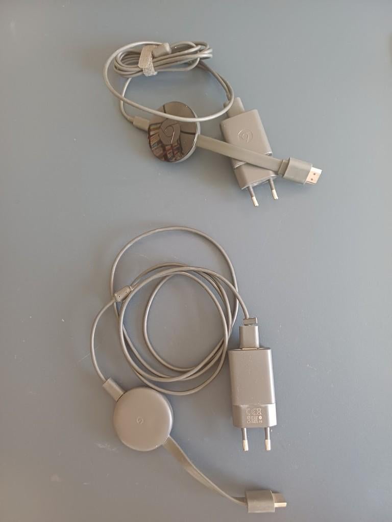 2x Google Chromecast, Audio, Tv en Foto, Mediaspelers, Ophalen of Verzenden, Zo goed als nieuw, HDMI