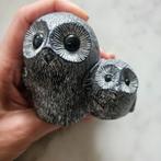 The wolf sculptures original canada Uil beeldje speksteen, Ophalen of Verzenden