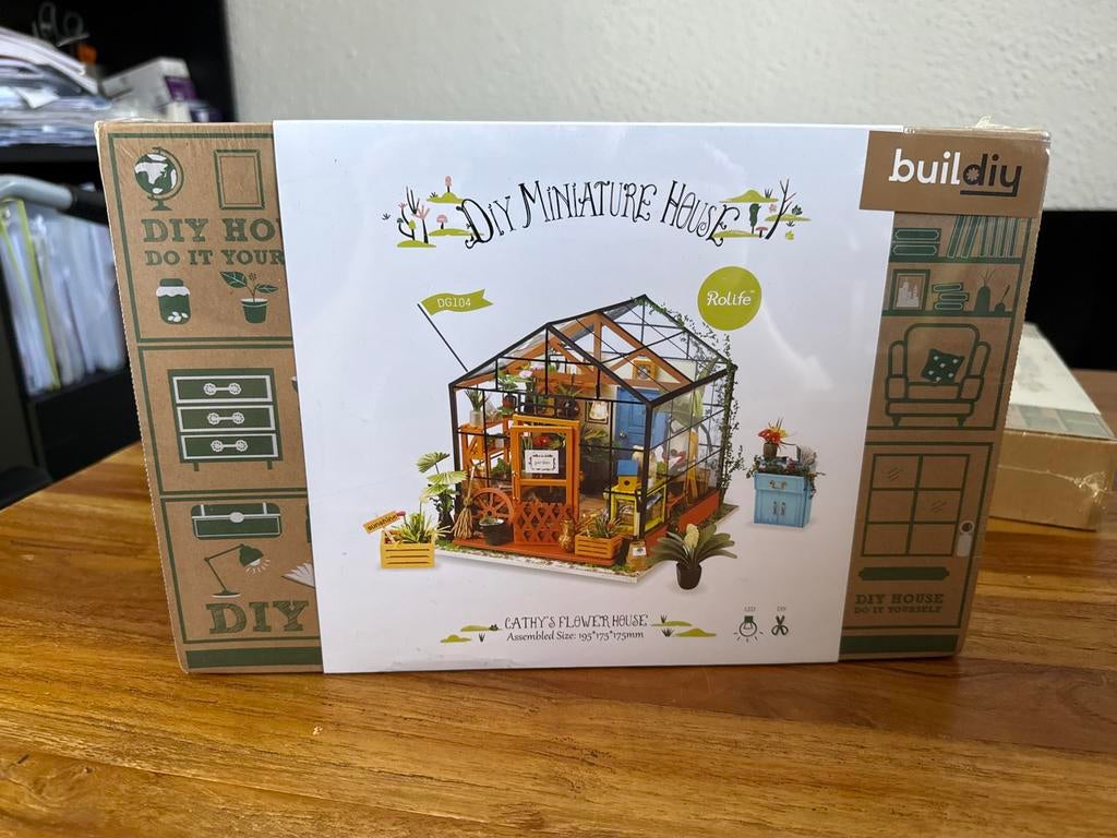 DIY Miniatuur Huis - Cathy's Flower House, Overige typen, Nieuw, Meerkleurig, Overige merken