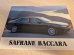 1993 Nederlands Renault Safrane Baccara handleiding V6 leder, Ophalen of Verzenden