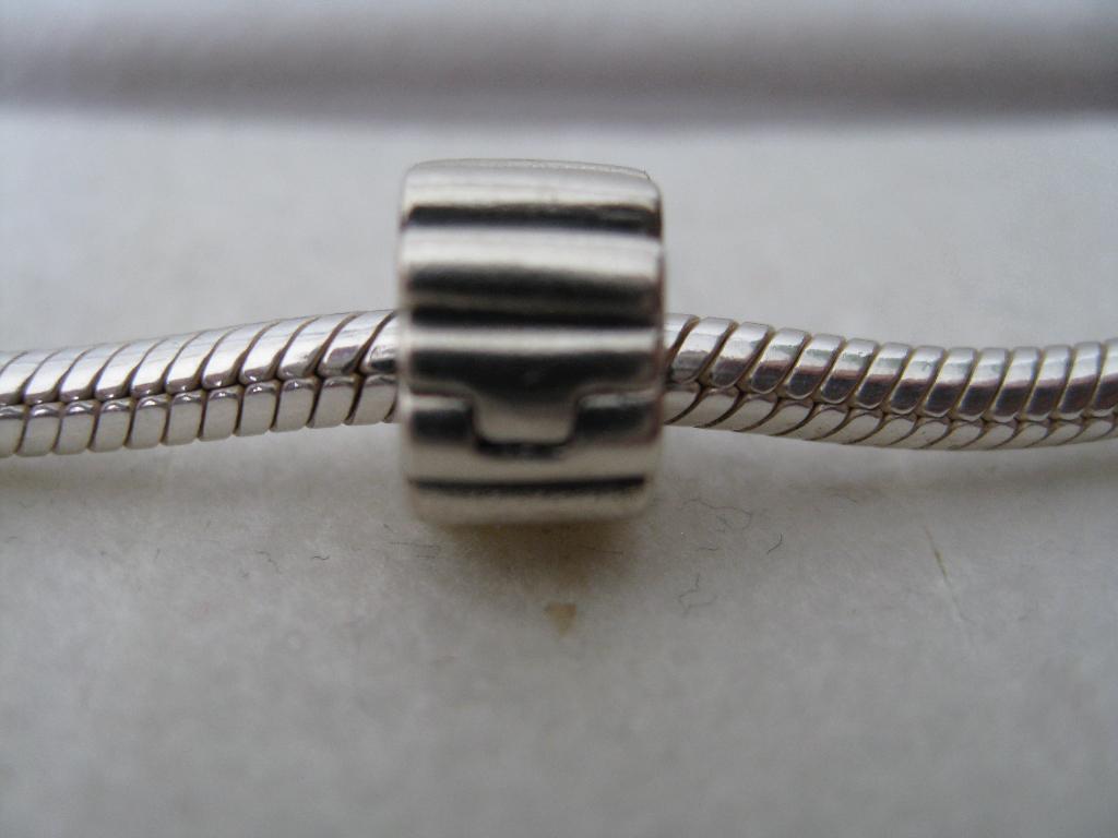 Pandora Clip/stopper, Sieraden, Tassen en Uiterlijk, Bedels, Verzenden, Zo goed als nieuw, Zilver, Pandora
