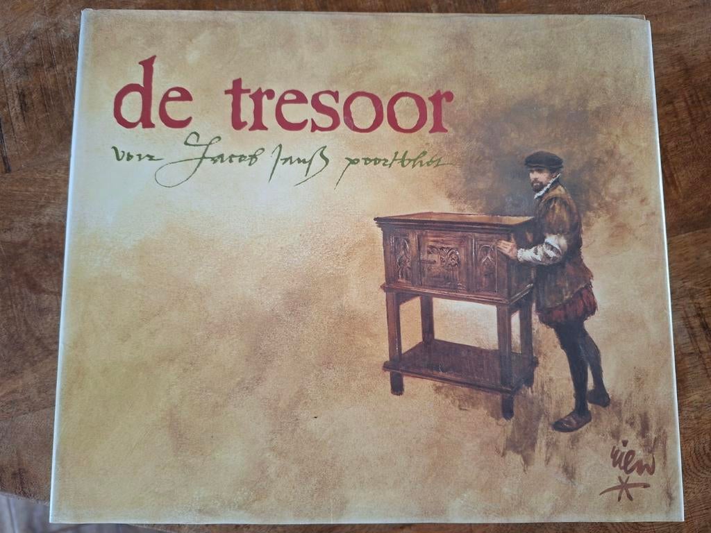 Rien Poortvliet - De Tresoor - Boek met schilderijen, Boeken, Overige Boeken, Ophalen of Verzenden, Gelezen, Rien Poortvliet