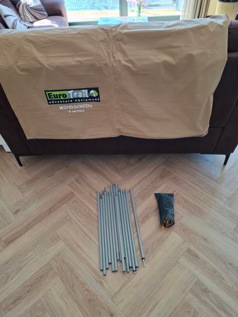 Windscherm beige 140x500 cm - Zo goed als nieuw, Ophalen, Zo goed als nieuw