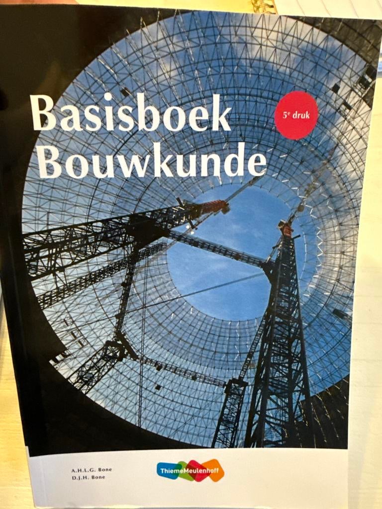 Basisboek bouwkunde, Boeken, Ophalen of Verzenden, Nieuw, Bouwkunde
