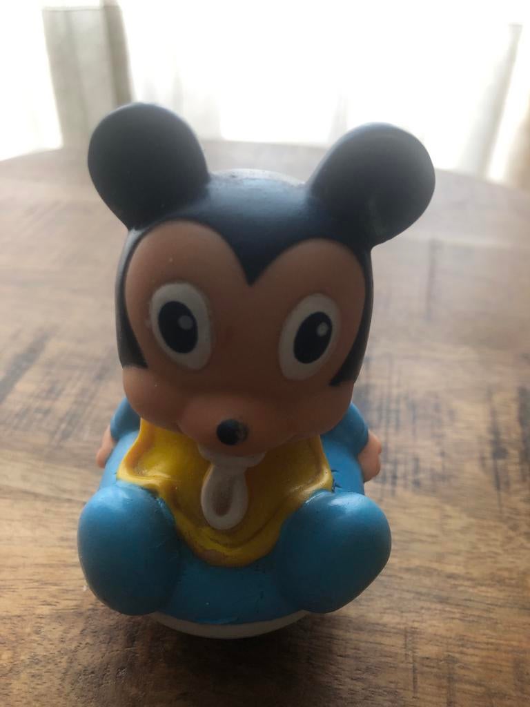 Roly Poly Mickey Mouse jaren ‘60, Ophalen of Verzenden, Mickey Mouse, Zo goed als nieuw, Beeldje of Figuurtje