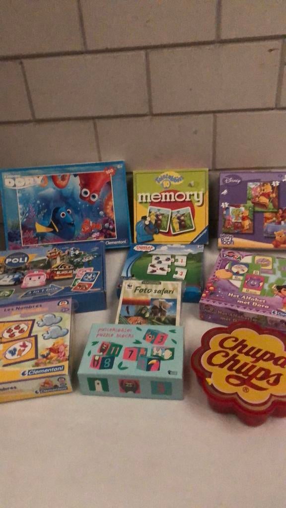 Diverse spellen en puzzels voor kinderen, Ophalen of Verzenden, Gebruikt