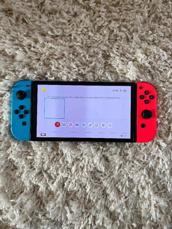 Nintendo Switch OLED, Spelcomputers en Games, Spelcomputers | Nintendo Switch, Zo goed als nieuw, Switch OLED, Met 1 controller