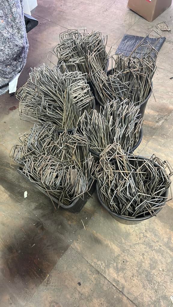 Gronddoek pennen, Ophalen, Gebruikt